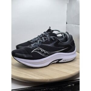 Mens Sz 9 - Saucony Axon 2 Black White Running Walking Training Shoe (S20732-05)